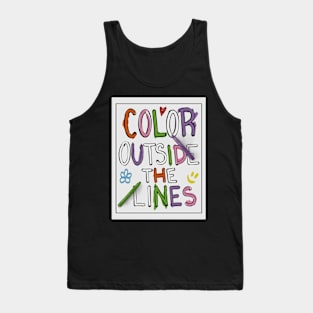 Color Outside The Lines Tank Top